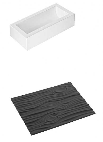 Silikonform - Kit Buche Baumstamm von sweetART (Foto von SilikoMart) 03